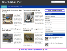 Tablet Screenshot of doanhnhanviet.com.vn